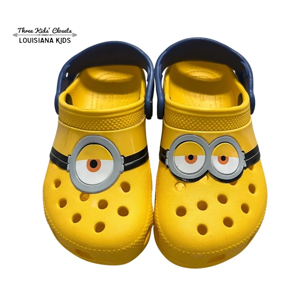 CROCS C12 Funlab “I Am Minions”Despicable Me Classic Clog Sandals Water Shoes